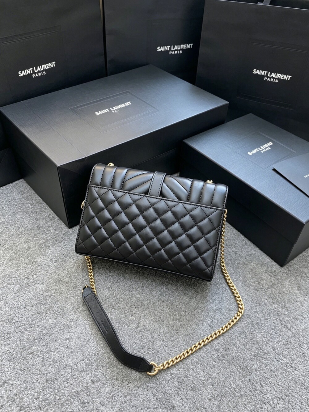 YSL Medium Quilted Leather Bag - Picture 5 of 6